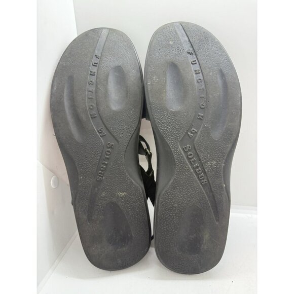 Solidus Luftpoister Natura Leather Sandals Black 8.5G US 10.5/11 Germany Straps - Picture 7 of 9